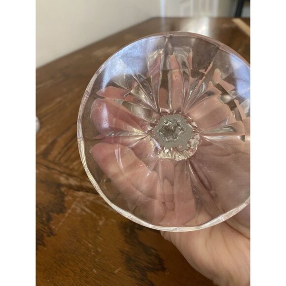 Pair of Chrystal Candlestick Holders  9" Tall - Picture 6 of 7